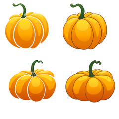 pumpkin isolated on white background