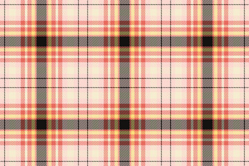 Plaid pattern seamless. Check fabric texture. Stripe square background. Vector textile design.