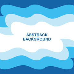 Abstract Water wave vector with sun illustration design background