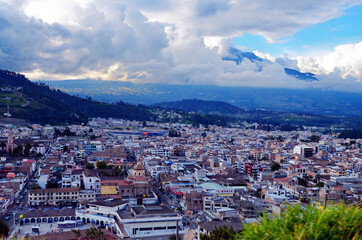 Fototapeta premium Ecuador - Panoramic View of Otavalo