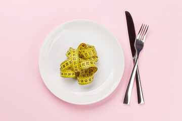 Healthy food and weigh loss concept