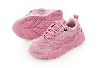 Pink shoes