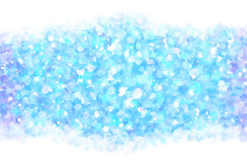 氷 雪 ブルー クリスマス 水彩 背景