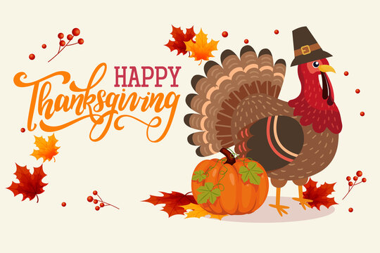 thanksgiving card background design template