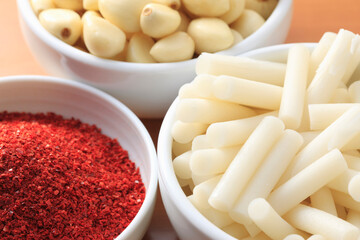 韓国料理の素材