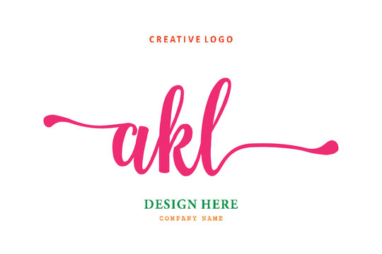 pharmacy logo letter AKL is simple, easy to understand and authoritative