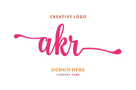 pharmacy logo letter AKR is simple, easy to understand and authoritative