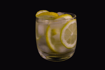 Lemon refreshing cocktail
