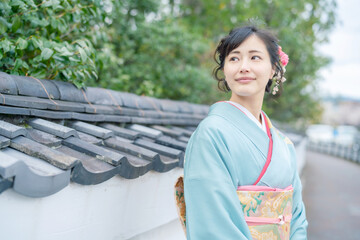 着物の女性　京都観光