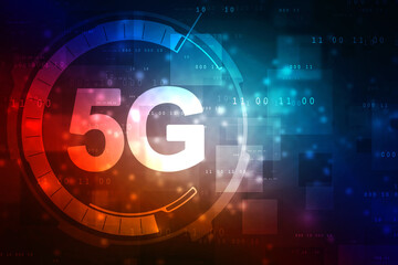 2d rendering 5G Network 5G Connection with WiFi