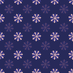 Colorful fantasie leaf flower vector repeat pattern print background