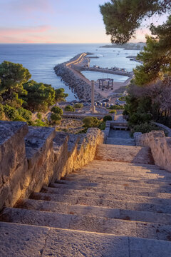  Monumental Waterfall of Santa Maria di Leuca in Italy (Apulia).
