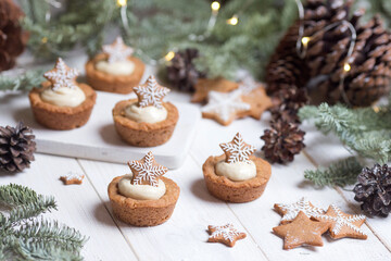Christmas wonderland gingerbread cupcakes and cookies