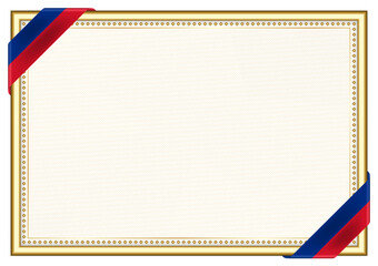  frame and border with Liechtenstein flag
