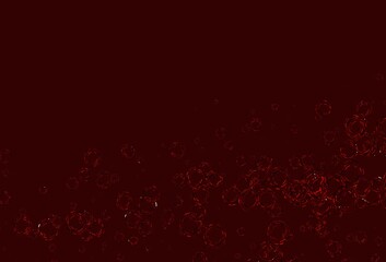 Light Orange vector texture with disks.
