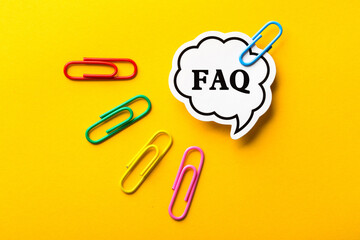 FAQ Business Concept Frequently Asked Questions