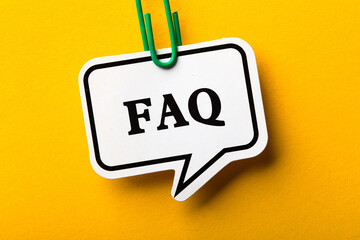 FAQ Business Concept Frequently Asked Questions