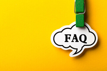 FAQ Business Concept Frequently Asked Questions
