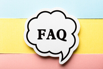 FAQ Business Concept Frequently Asked Questions