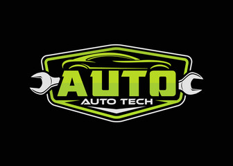 automotive service logo concept