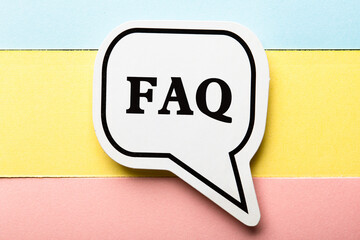 FAQ Business Concept Frequently Asked Questions