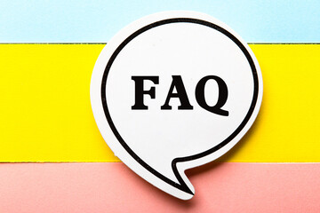 FAQ Business Concept Frequently Asked Questions