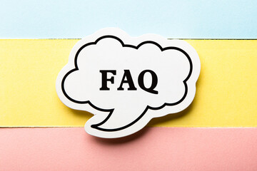 FAQ Business Concept Frequently Asked Questions