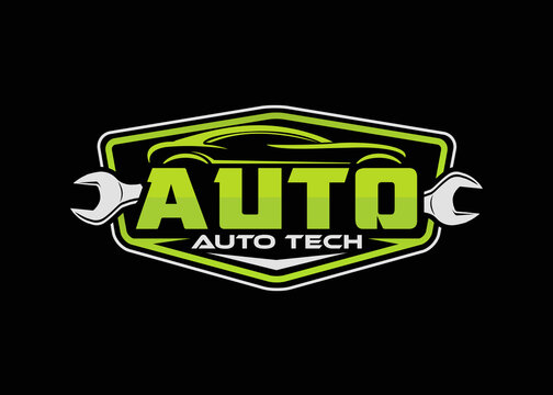 automotive service logo concept