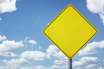 Blank road sign background
