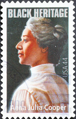 Black heritage, Anna Julia Cooper on american stamp