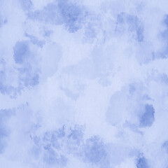 Abstract Watercolour Texture. Indigo Denim Ink 