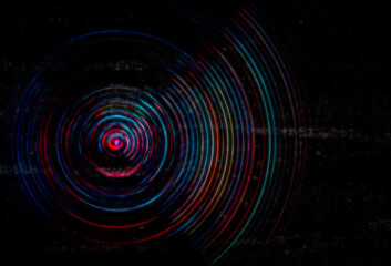 Colorful whirlwind. Graphic digital abstract background	