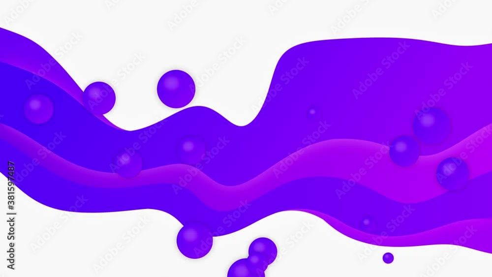 Poster modern beautiful gradient abstract loop background. moving circles, stylish and attractive. presenta