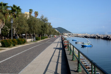 LUNGOMARE DI SALERNO,SUD ITALIA,10 SETTEMBRE 2020.