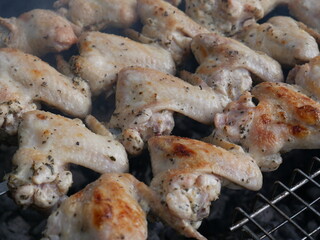 grilled chicken wings. Buffalo