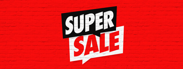Super sale on speech bubble