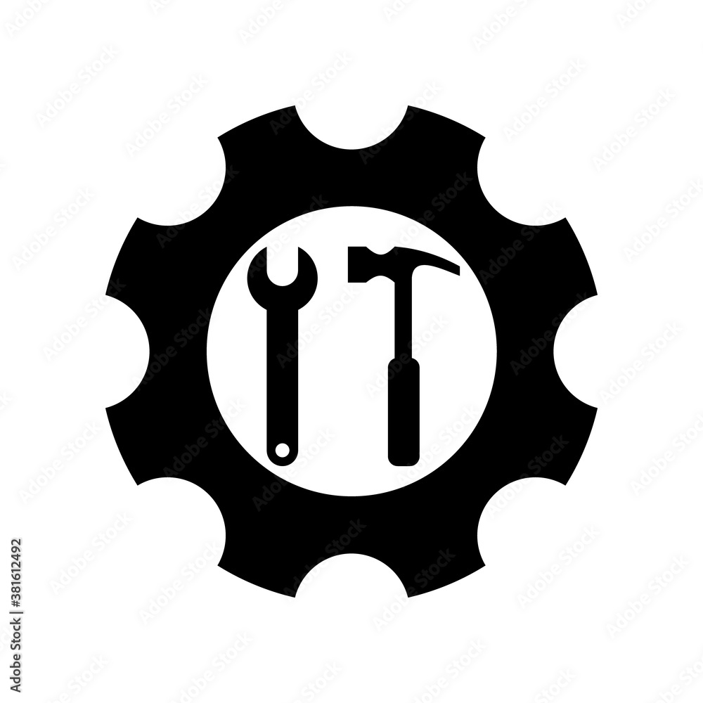 Poster settings tool icon v3. internet flat icon symbol for applications.