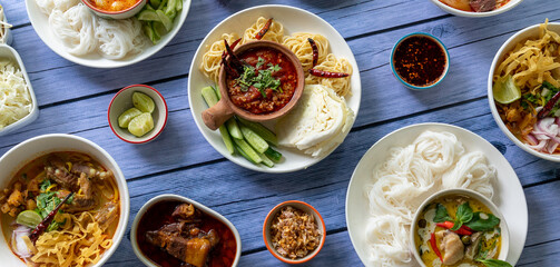 Thai Food Mixed Dishes 