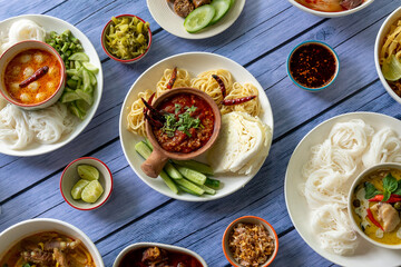 Thai Food Mixed Dishes 