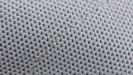 Gray sports clothing fabric, texture, abstract background