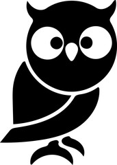 Owl. Isolated