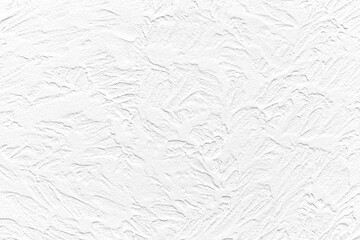 Rough patterned white cement wall texture and seamless background
