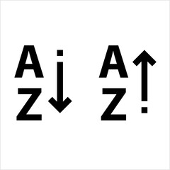 Sort Icon, Data, Information Sort Icon