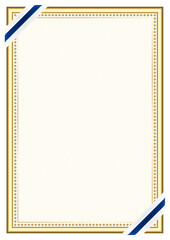 Vertical  frame and border with Finland flag