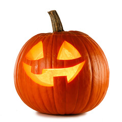 Halloween Pumpkin isolated on white
