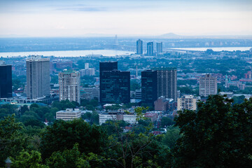 View on downtown of Montreal