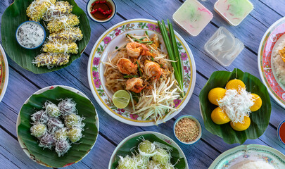 Thai Food Mixed Dishes 