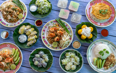Thai Food Mixed Dishes 