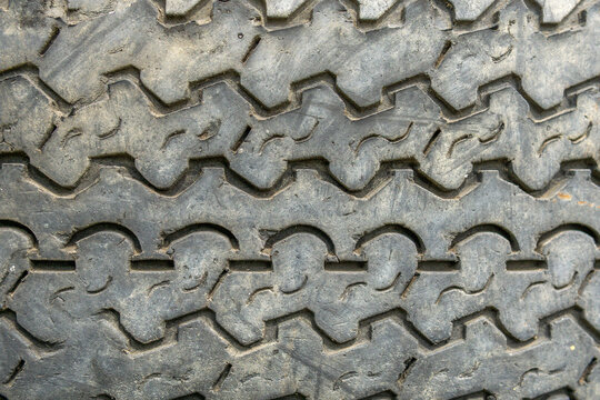 Rubber tire recycling. old used car tires. texture background, close-up