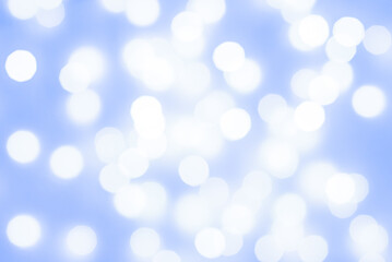 abstract background. light blue blurry lights. bokeh. texture. concept for christmas, new year, holiday